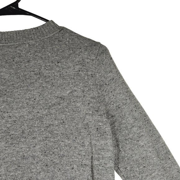 C&C California M Womens Sweater Gray Pullover‎ Merino Wool Alpaca Nylon - Picture 12 of 14